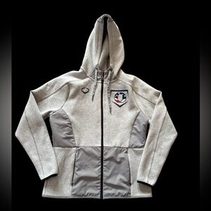 Evoshield Women’s Full Zip Hoodie Gray USA Medium EUC Athletic Casual Jacket